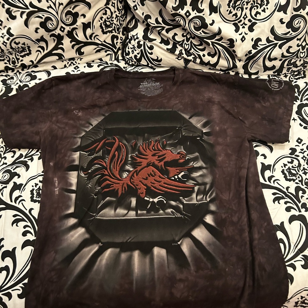 The Mountain Black and Gray Graphic Tee